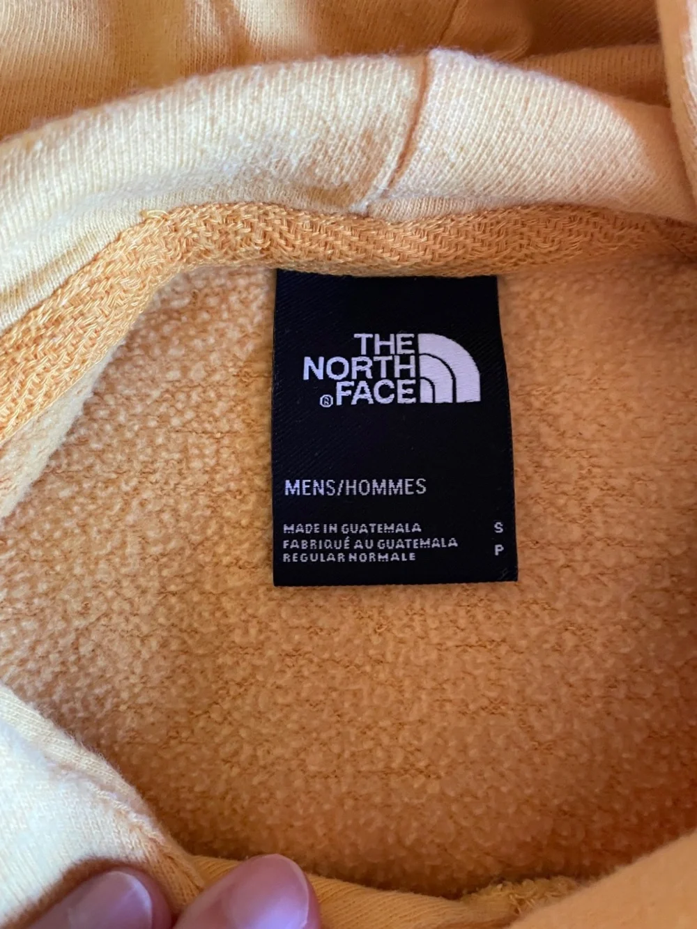 Yellow North Face Hoodie